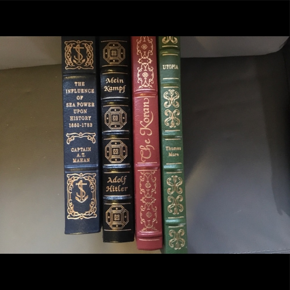 COPY - COPY - Group of leather bound Easton Press…